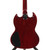 Used Epiphone SG EB-0 Bass Guitar Red 4-String View 4