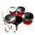 Used Pacific 5 PC KIT W/HRDW Drum Shells and Hardware Red 20" Kick Drum 40083-S000152500 View 3
