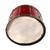 Used Ludwig CONCERT BASS DRUM 30 Vintage Kick Drum Red Other View 3