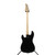 Used Silvertone P-BASS P Type Bass Guitar Black 4-String View 6