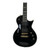 Used LTD EC-1000 Deluxe Electric Guitar Black 6-String 41117-S000050986 View 1