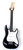 Used Squier MINI STRAT S Type Electric Guitar Black 6-String 41124-S000204640 View 1