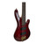 Used Yamaha 1999 TRB-5II Bass Guitar Red 5-String 41117-S000051048 View 4