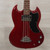 Used Epiphone EB-0 Bass Guitar Red 40015-S000328212 View 1