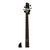 Used Squier 2007 MB-4 Bass Guitar Black 4-String 41117-S000051148 View 3