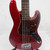Used Fender Deluxe Active Red 5 String Jazz Bass 40042-S000259041 View 1