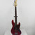 Used Fender Deluxe Active Red 5 String Jazz Bass 40042-S000259041 View 2