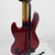 Used Fender Deluxe Active Red 5 String Jazz Bass 40042-S000259041 View 10