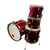 Used Yamaha 4PC STAGE CUSTOM SHELLS Drum Shell Kit Red 40009-S000306606 View 1