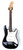 Used Squier STRAT MINI -WEAR- S Type Electric Guitar Black 6-String 41124-S000204891 View 1
