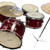 Used KENT VINTAGE 4 PIECE Drum Kit Red 20" Kick Drum 41136-S000152862 View 1