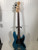 Used Fender MIM STANDARD JAZZ BASS J Type Bass Guitar Blue 4-String 40107-S000153115 View 2