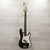 Used Fender Standard Precision Bass Guitar Black 40015-S000328492 View 4