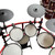 Used Roland V-SESSION RED W TD10 BRAIN Electronic Drum Kit 40090-S000079773 View 3