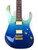 Used Ibanez RG421HPFM BLUE REEF GRADATION Modern Metal Electric Guitar Custom Graphics 6-String 41124-S000204974 View 2