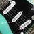 Used Squier BULLET STRAT W/UPGRD PUPS AND BRI S Type Electric Guitar Green 6-String 40105-S000076225 View 3