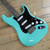 Used Squier BULLET STRAT W/UPGRD PUPS AND BRI S Type Electric Guitar Green 6-String 40105-S000076225 View 2