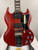 Used Gibson SG 61 STANDARD MAESTRO VIBROLA Vintage Double Cutaway Electric Guitar Red 6-String 41129-S000010277 View 3