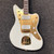 Used Squier JAZZMASTER 40TH ANNIVERSARY Offset Double Cutaway Electric Guitar White 6-String 40111-S000188051 View 1