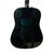 Used Fender CD-60S/BLK Laminate Top Acoustic Guitar Black 40009-S000306980 View 6