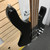 Used Washburn KB-200 Vintage Bass Guitar Black 4-String 41125-S000039517 View 4