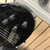 Used Washburn KB-200 Vintage Bass Guitar Black 4-String 41125-S000039517 View 5