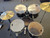 Used FENDER STARCASTER 5 PC W/ALL Drum Kit Black 22" Kick Drum 41116-S000048776 View 3