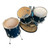 Used Precision Percussion 4 Piece Kit Vintage Drum Shell Kit Blue 41117-S000051381 View 2