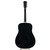 Used Hondo H350 LTBK Laminate Top Acoustic Guitar Black 41119-S000036047 View 7