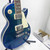 Used Gibson 2015 LES PAUL 100 STANDARD PREMIUM QUILT LP Type Electric Guitar Blue 6-String 40042-S000259696 View 6