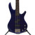 Used Ibanez GSR200 Bass Guitar Blue 4-String View 1