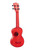 New Kala Maritime Red Transparent Soprano Waterman Ukulele 41117-GU1KA-WMT-RD-S View 2