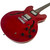 Used Epiphone DOT CHERRY Semi-Hollow Electric Guitar 40090-S000080042 View 3