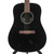 Used Fender FA-115 DREAD PACK V2 BLACK WN Laminate Top Acoustic Guitar Black View 1