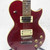 Used LP Style Red Electric Guitar 40042-S000260135 View 5