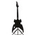 Used Silvertone PAUL STANLEY APOCALYPSE Pointy Electric Guitar Black 6-String View 6