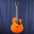 Used Gretsch G5022C ACOUSTIC ELECTRIC AS-IS CRACKED TOP Laminate Top Acoustic Guitar Orange 40123-S000131483 View 2