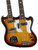 Used Eastwood DOUBLENECK 4/6 GUITAR/BASS W/BAG 41115-S000113700 View 1