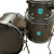 Used SJC Custom PATHFINDER 4 PIECE SHELL PACK Drum Shell Kit Black 22" Kick Drum 40083-S000153690 View 19