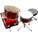 Used JR 3PC Drum Kit Red Other 40083-S000153742 View 3