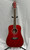 Used Oscar Schmidt OG1TR Laminate Top Acoustic Guitar Red 41131-S000010478 View 1