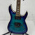 Used Schecter Omen Extreme Electric Guitar Blue 40042-S000261815 View 3
