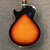 Used Ibanez AG75 Semi-Hollow Electric Guitar Sunburst 6-String 40111-S000189643 View 6