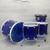 Used 4pc Acrylic Drum Shell Kit Blue 40015-S000331496 View 1