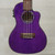Used Lanikai Qm-pucec Quilted Purple Stain Ukulele Purple 40015-S000331543 View 1