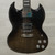 Used Epiphone SG Modern Figured Electric Guitar Black 40015-S000331602 View 1