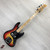 Used Fender 1977 3-Tone Vintage Jazz 4-String Bass Sunburst w/OHSC 41124-S000207154 View 2