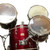 Used Pearl 5PC EX W/HW Drum Kit Red 22" Kick Drum 40083-S000154262 View 5