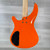 Used Mitchell MB100 Bass Guitar - Orange 40112-S000180044 View 16
