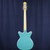 Used Danelectro DC-3 SIGNED BY LES PAUL MIK 2001 Double Cut Electric Guitar Blue 6-String 41140-S000133035 View 7